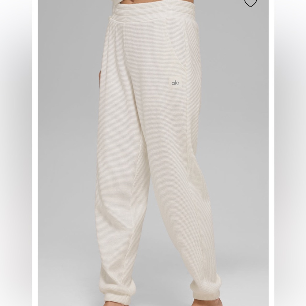 ALO Waffle Knit Joggers - XXS